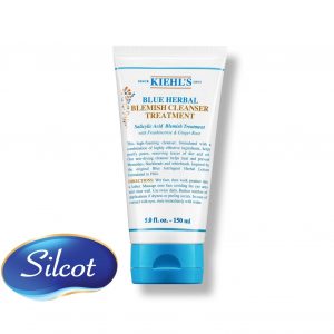 Sữa Rửa Mặt Cho Da Mụn Dạng Gel Kiehl's Blue Herbal Blemish Cleanser Treatment 150ml