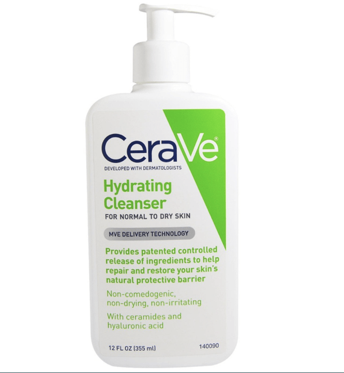 Sữa rửa mặt da khô Cerave hydrating cleanser 355ml