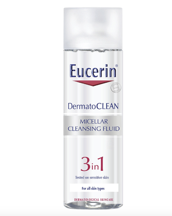 Nước Tẩy Trang Cho Da Khô Eucerin DermatoClean Micellar Cleansing Fluid 3 In 1