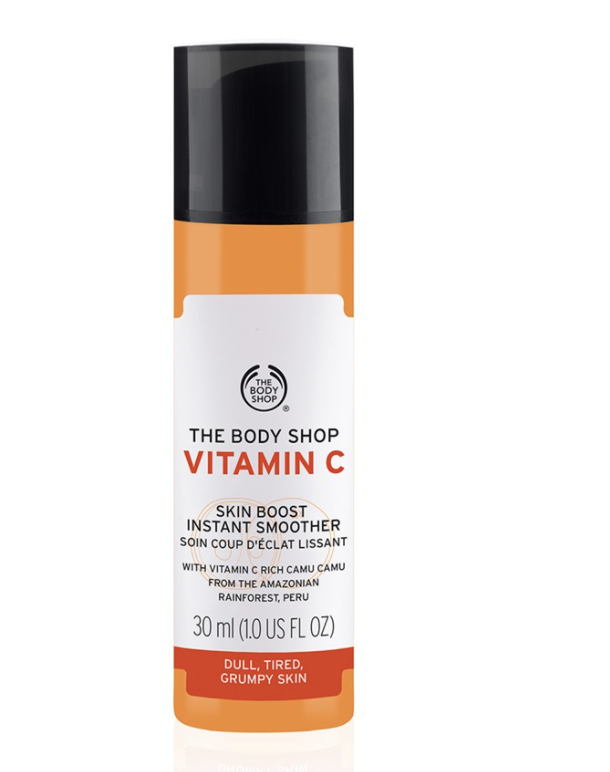 Serum mang đến domain authority thô The Body Shop Vitamin C Skin Booster Instant Smoother 
