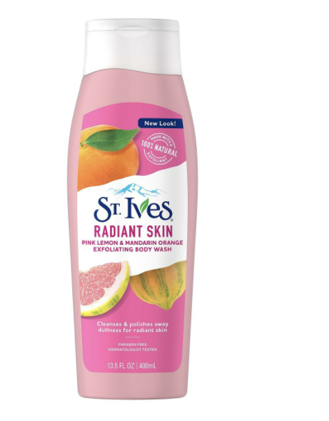 Sữa tắm da cơ thể St.Ives Radiant Pink Lemon & Mandarin Orange Body Wash