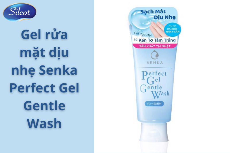 Gel rửa mặt dịu nhẹ Senka Perfect Gel Gentle Wash