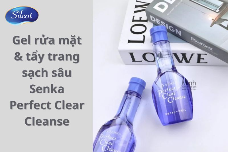 Gel rửa mặt & tẩy trang sạch sâu Senka Perfect Clear Cleanse