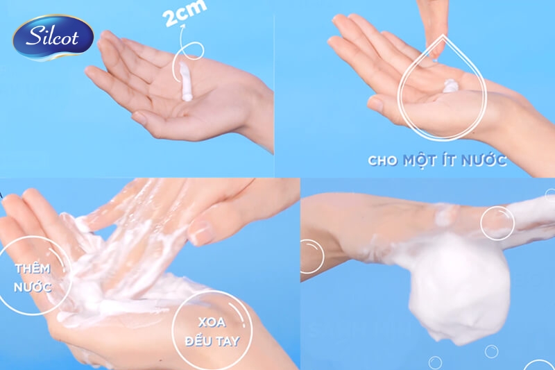 Hướng dẫn sử dụng sữa rửa mặt Hatomugi hiệu quả