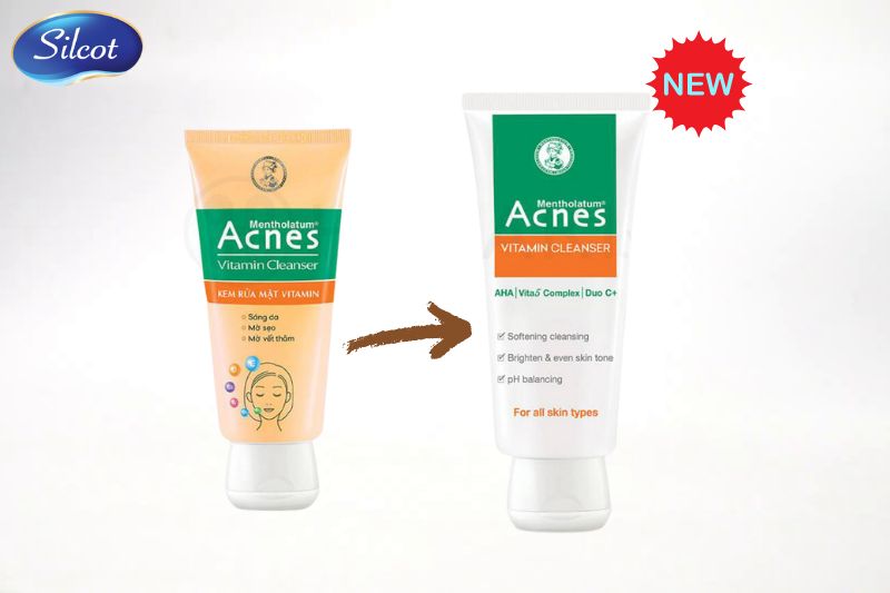 Kem rửa mặt Acnes sáng da mờ sẹo và vết thâm - Acnes Vitamin Cleanser