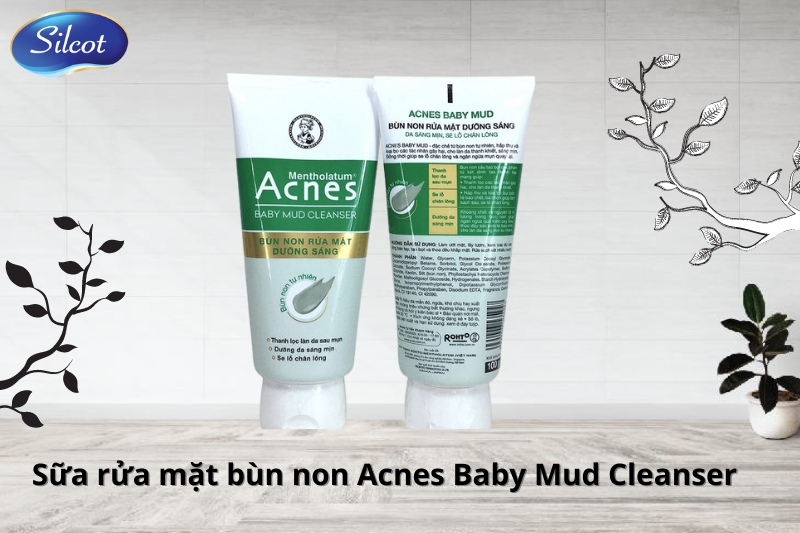 Sữa rửa mặt bùn non Acnes Baby Mud Cleanser