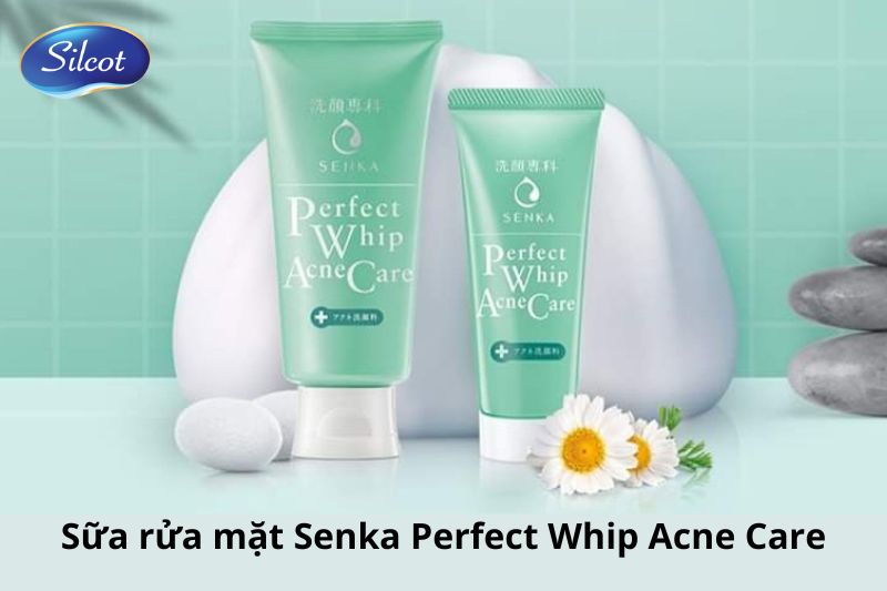 Sữa rửa mặt dành cho da mụn Senka Perfect Whip Acne Care