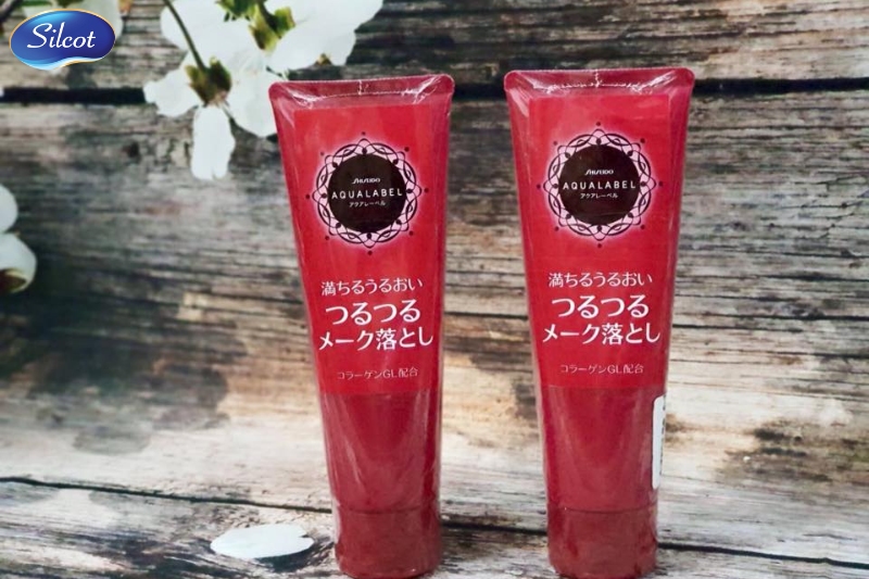Shiseido Aqualabel Milky Mousse Foam (màu đỏ)