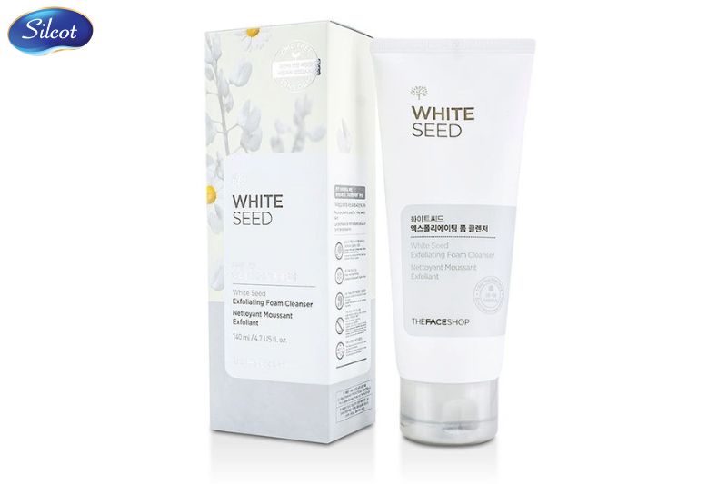 Sữa Rửa Mặt Trắng Da White Seed Exfoliating Foam Cleanser The Face Shop