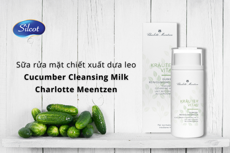 Sữa rửa mặt Cucumber Cleansing Milk Charlotte Meentzen