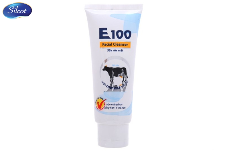 Sữa rửa mặt E100 tinh chất sữa bò