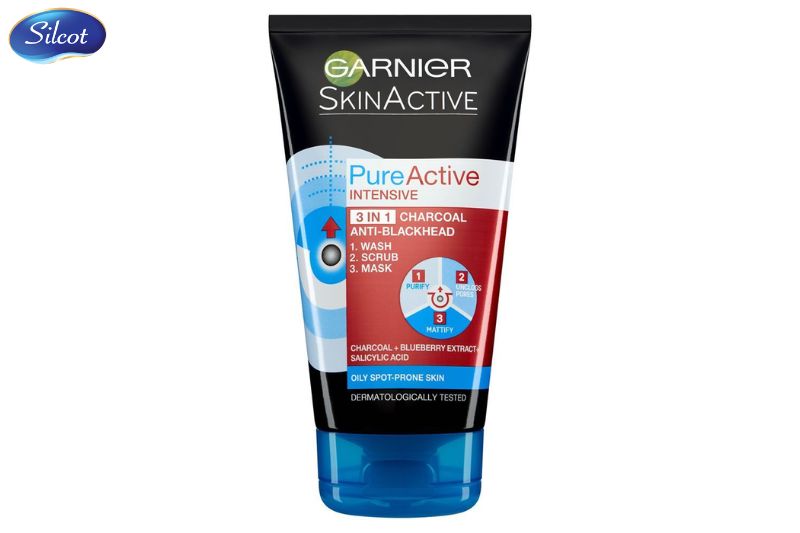 Sữa rửa mặt Garnier Skinactive Pure Active Anti-Blackhead