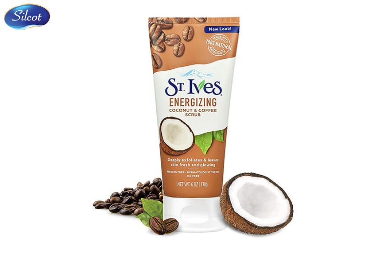 Sữa rửa mặt St.Ives Energizing Coconut & Coffee Face Scrub