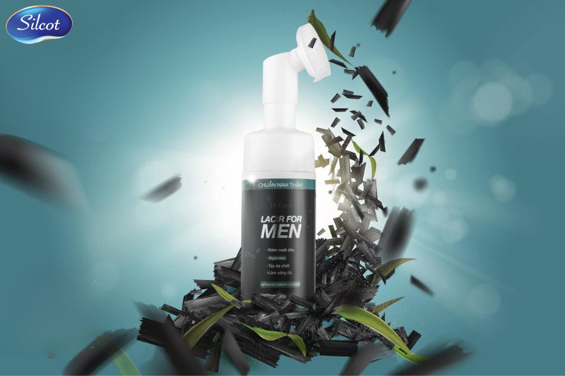 Sữa rửa mặt than hoạt tính Lacir For Men Face Wash – dành riêng cho nam giới