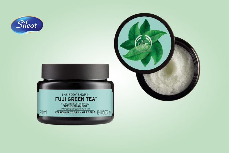 Tẩy tế bào chết da đầu The Body Shop Fuji Green Tea Cleansing Hair Scrub