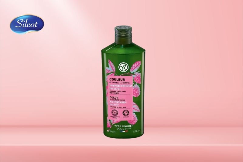 Dầu Gội Giữ Màu Tóc Nhuộm Và Giúp Tóc Bóng Mượt Yves Rocher Shine Protective Shampoo Sulfate Free Bottle 300Ml