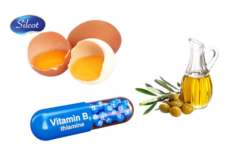 Kết hợp vitamin B1 với trứng gà và dầu oliu dưỡng tóc