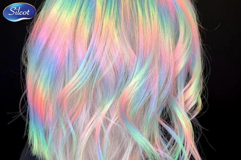 Nhuộm tóc ánh bảy màu