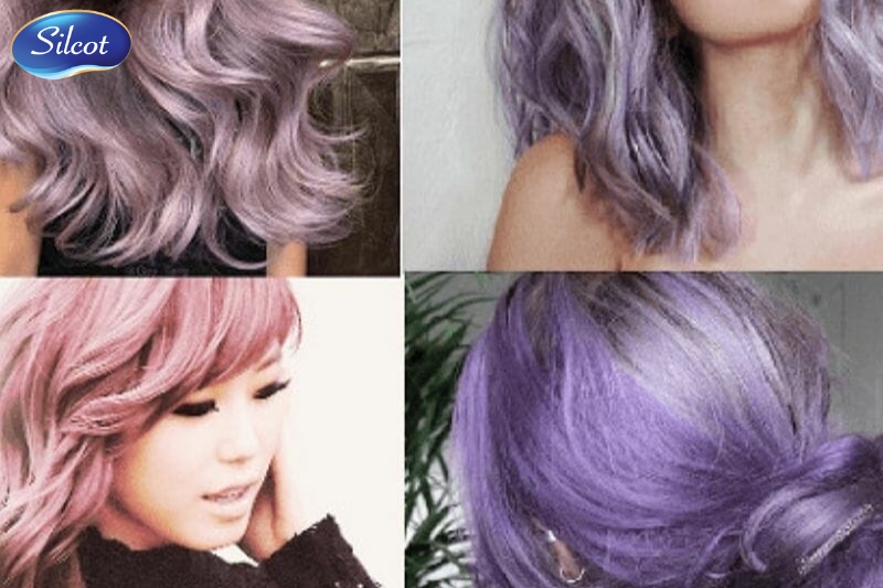 Nhuộm tóc màu tím khói – xu hướng tóc - ALONGWALKER