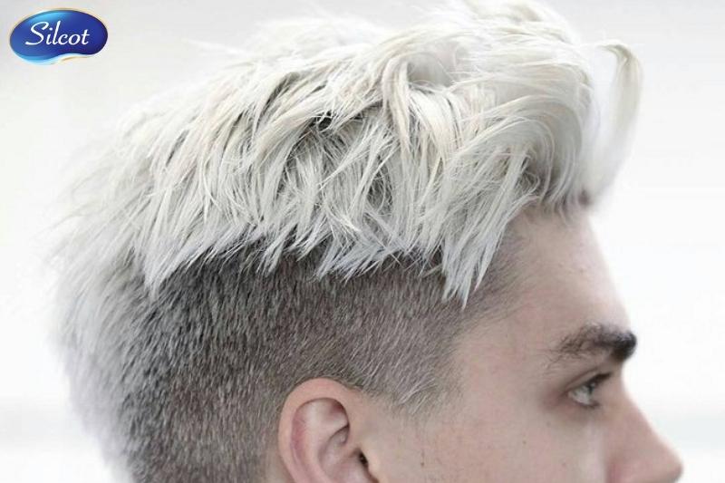 Hướng dẫn tẩy tóc bạch kim - Cách tẩy tóc an toàn không bị nát, chỉ 2 lần  tẩy - Thành Mán Barber - YouTube