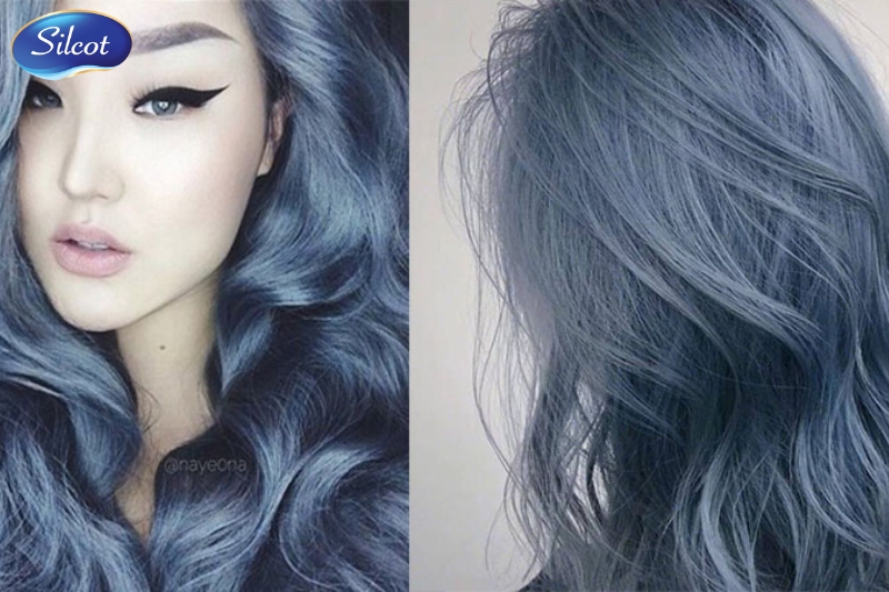 Tóc xanh dương nhạt