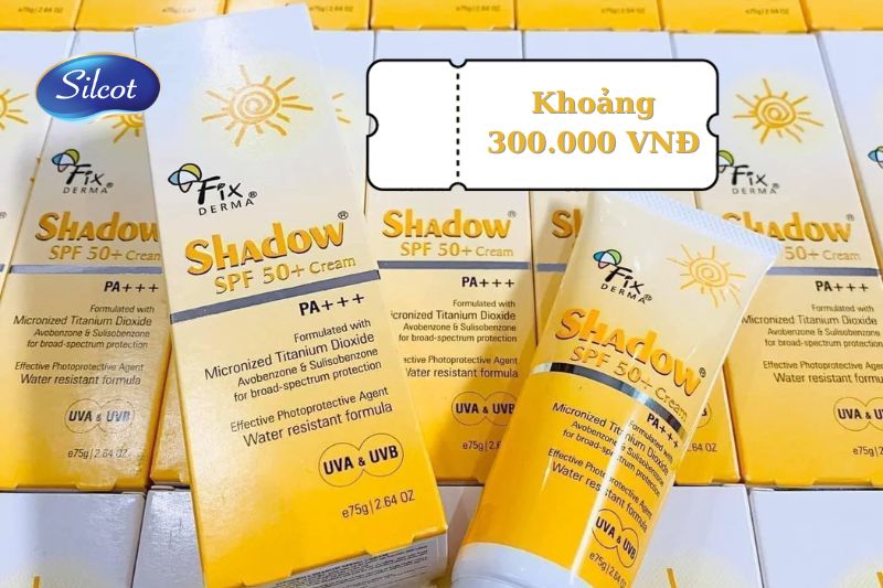 Fixderma Shadow SPF 50+ cream giá bao nhiêu Mua ở đâu chính hãng