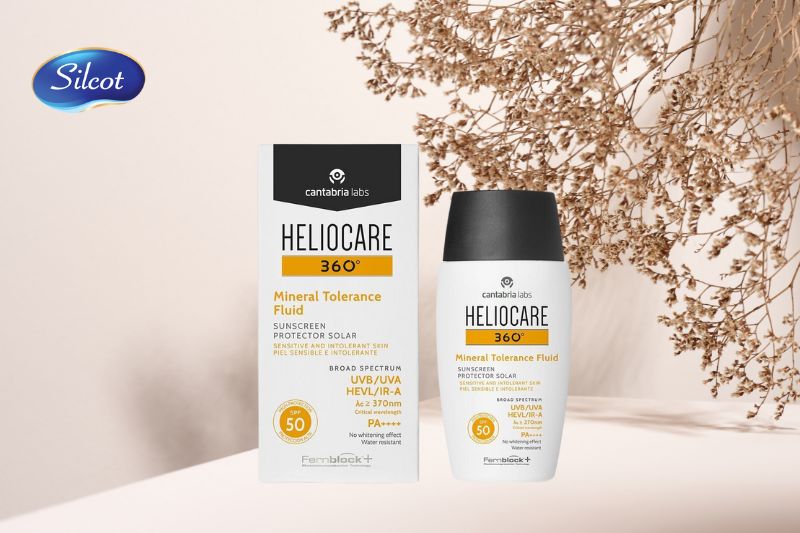 Kem chống nắng Heliocare 360 Mineral Tolerance Fluid SPF 50+