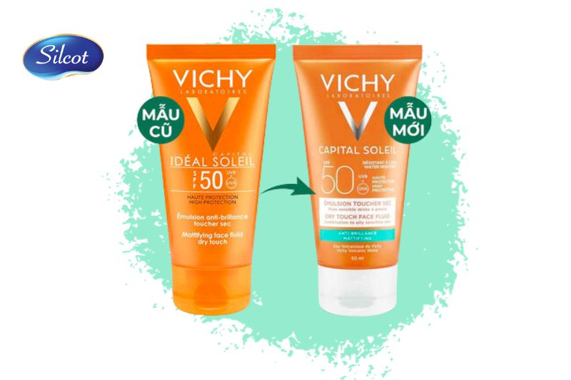 Kem chống nắng cho da thường Vichy Ideal Soleil Dry Touch SPF 50