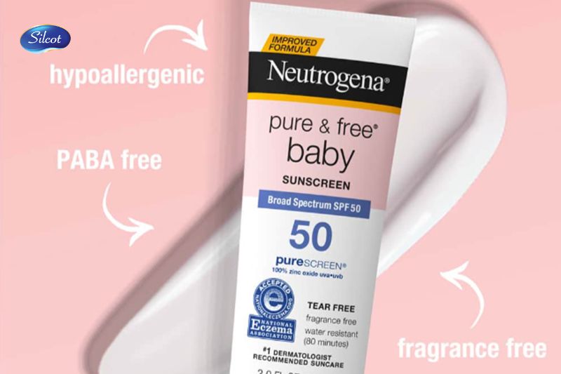 Neutrogena Pure & Free Baby Mineral Sunscreen cho bà bầu và trẻ em
