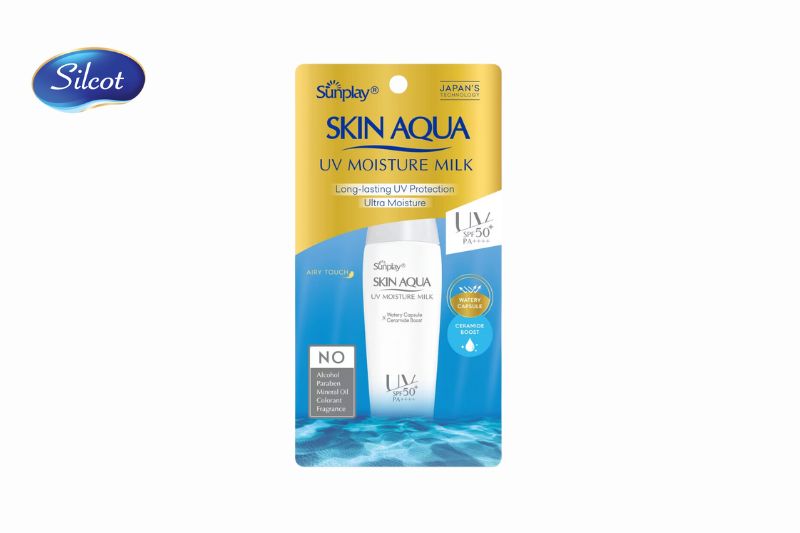 Sữa chống nắng dưỡng da giữ ẩm Sunplay Skin Aqua UV Moisture Milk 30g