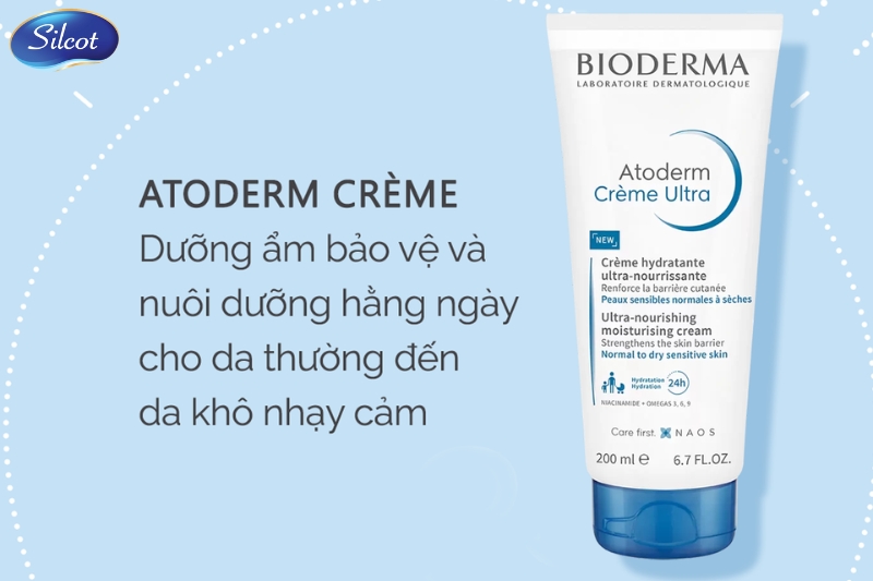 7. Kem dưỡng ẩm Bioderma Atoderm Crème
