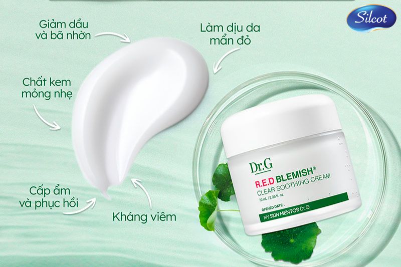 Kem dưỡng Dr.G R.E.D Blemish Clear Soothing Cream